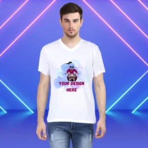 Personalized Men's Vneck T-Shirt