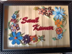 Quilling Name Art