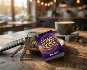 Personalized Mini Book Keychain | Any Title Book Lover Gift | Cute Reader Key Ring for Backpack & Bag