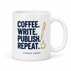 Coffee. Write. Publish. Repeat. Writer Mug