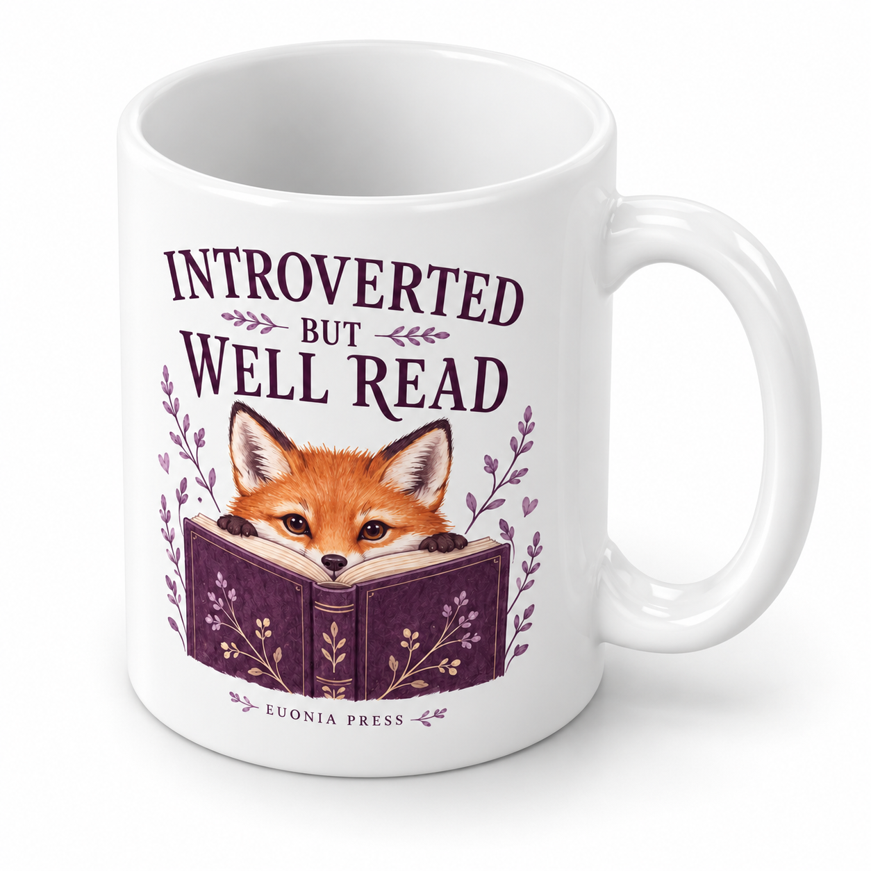 Introverted but Well Read Mug - Image 4