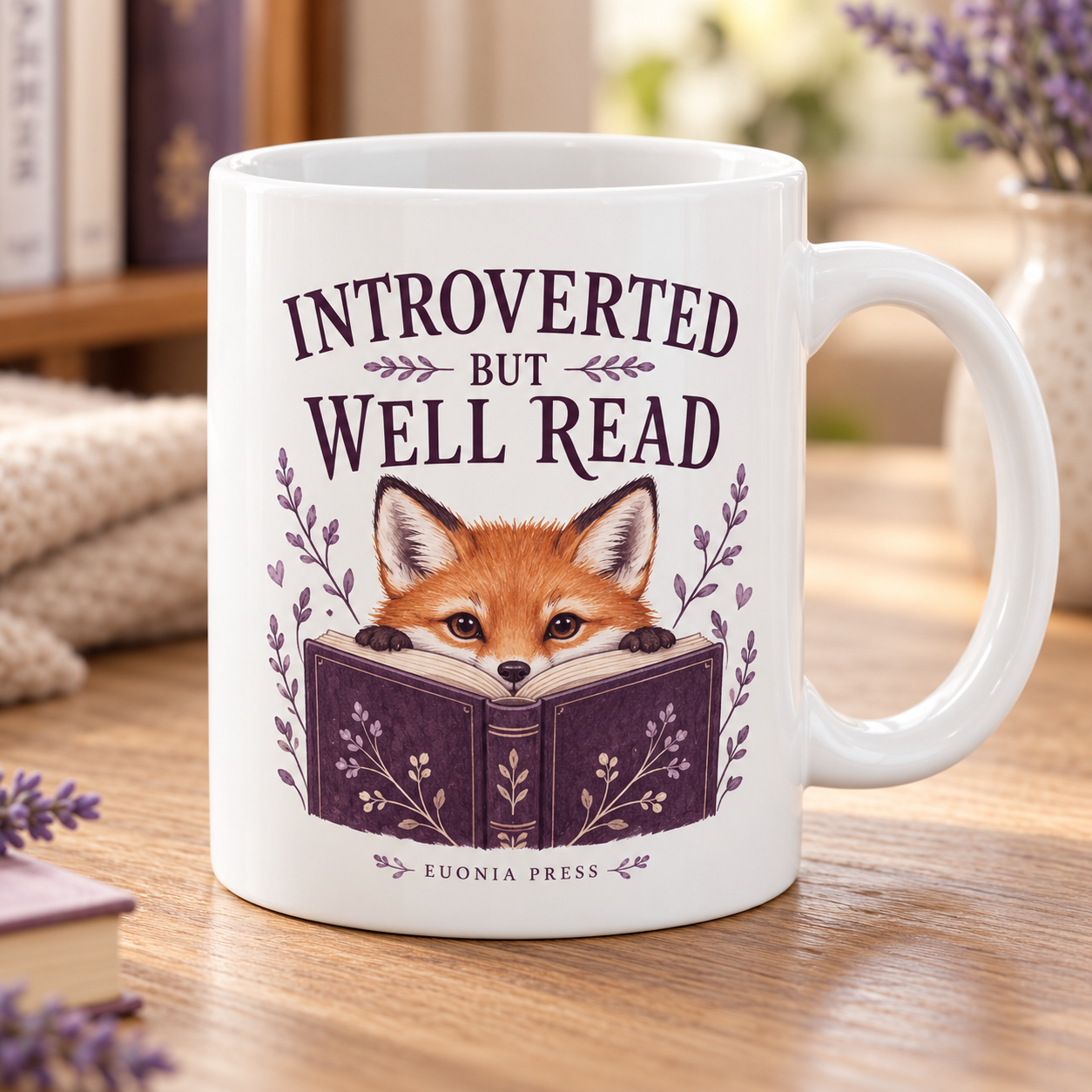 Introverted but Well Read Mug - Image 3