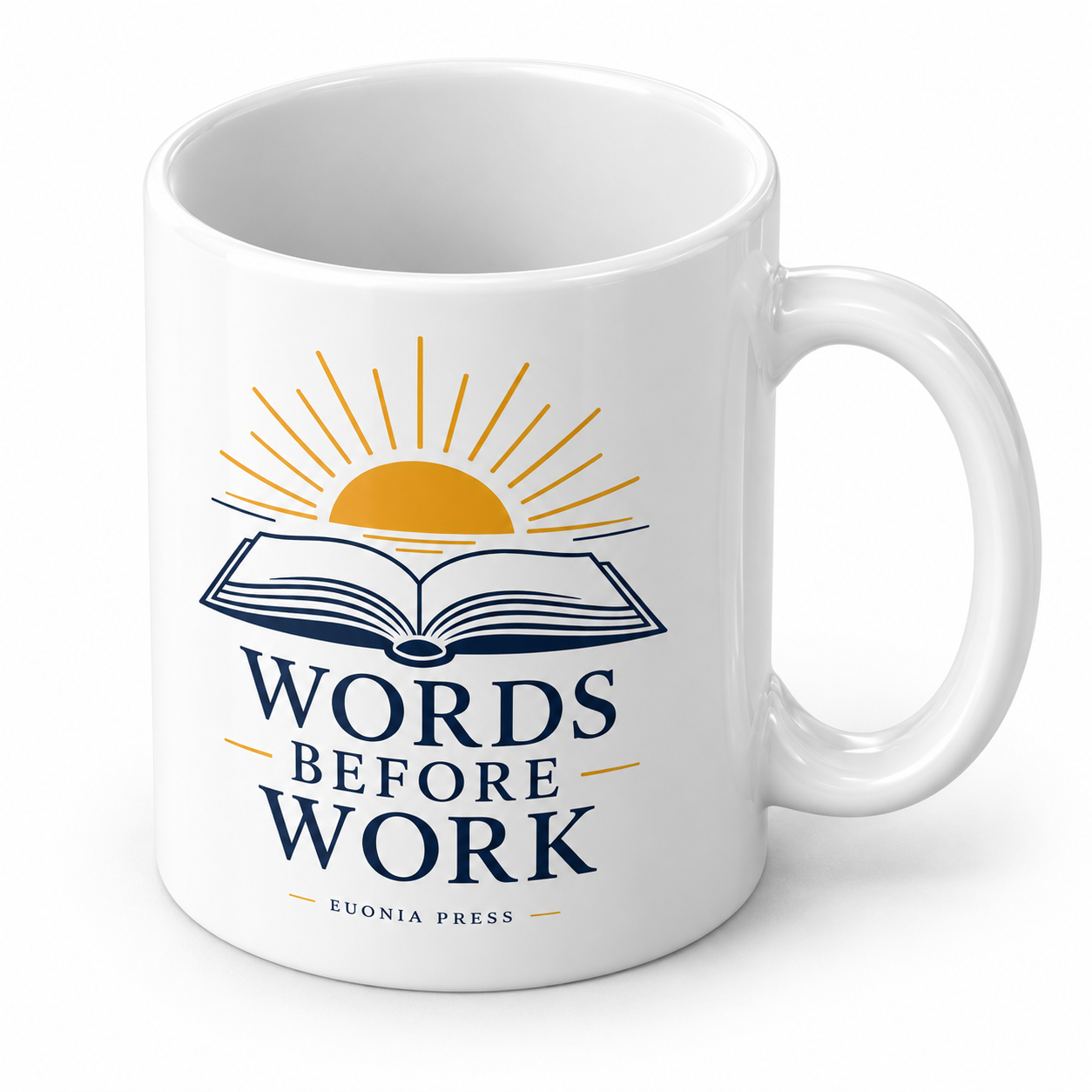 Words Before Work Mug - Image 4