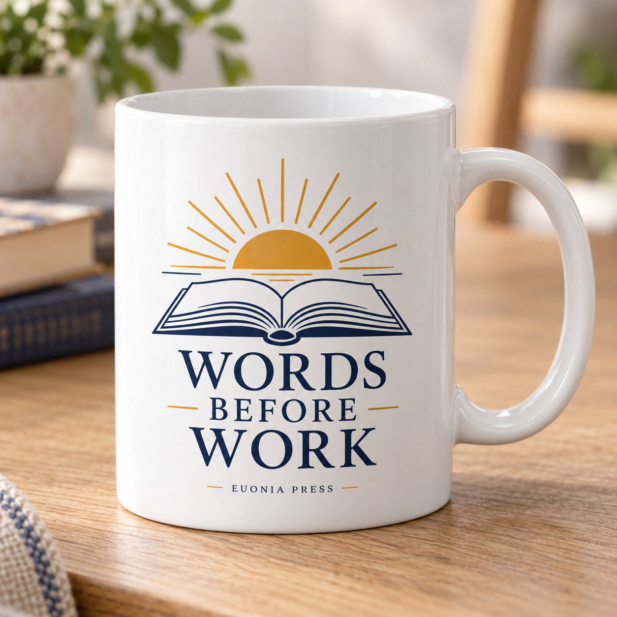Words Before Work Mug - Image 3