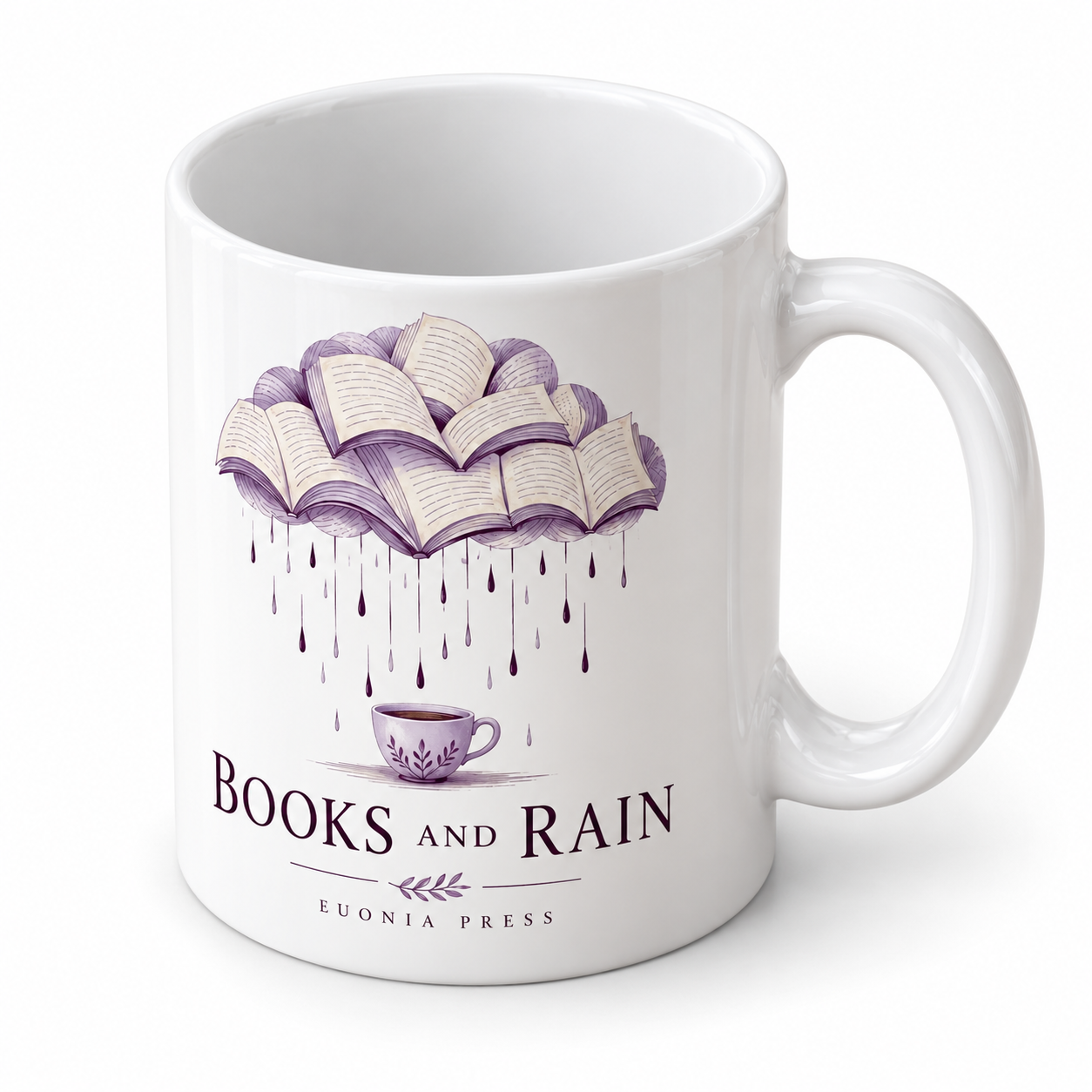 Books and Rain Mug - Image 4