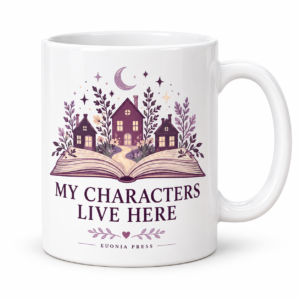 My Characters Live Here Mug