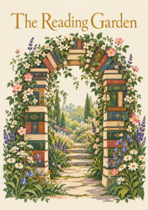 The Reading Garden Framed Print