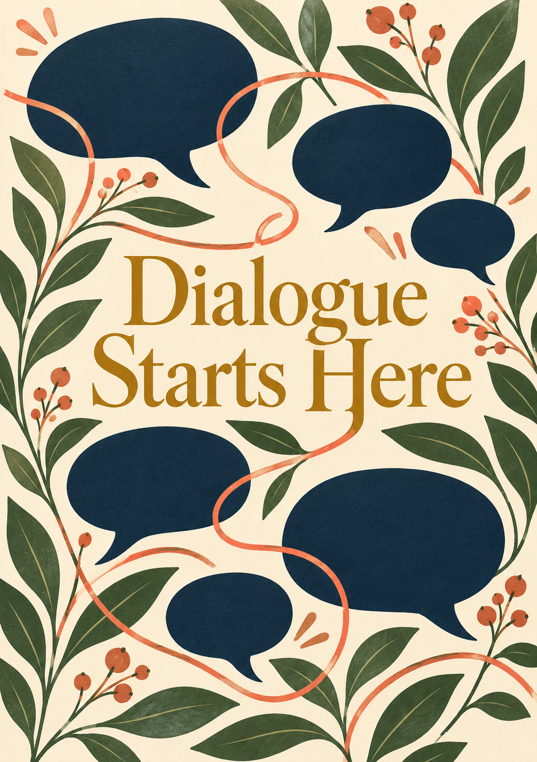Dialogue Starts Here Notebook