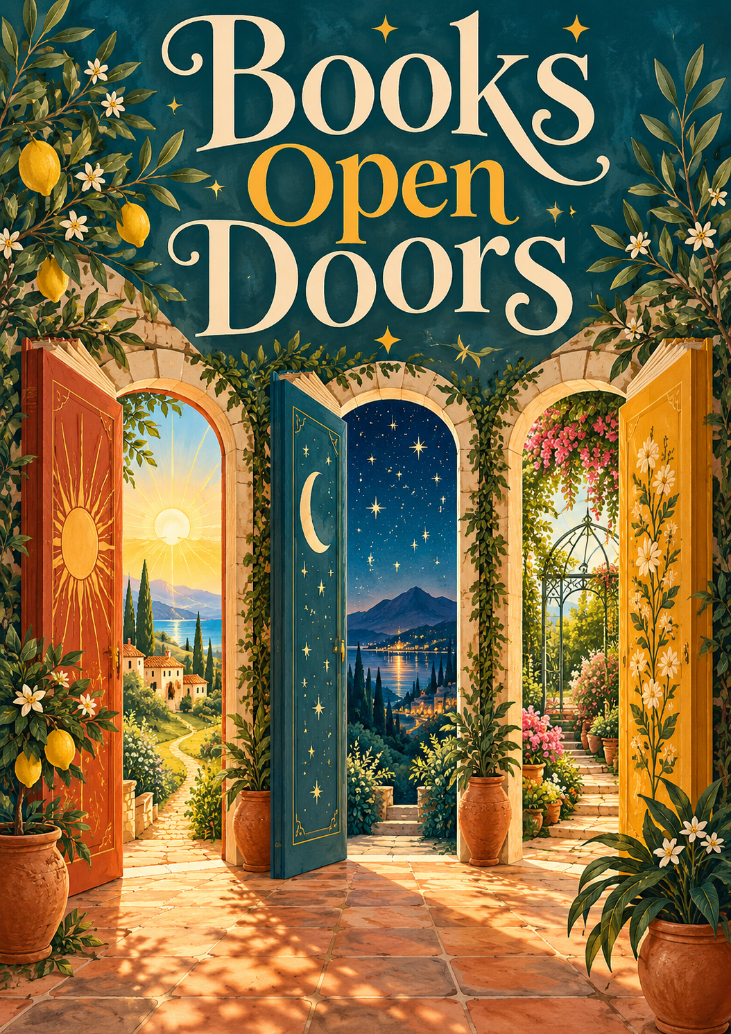 Books Open Doors Poster