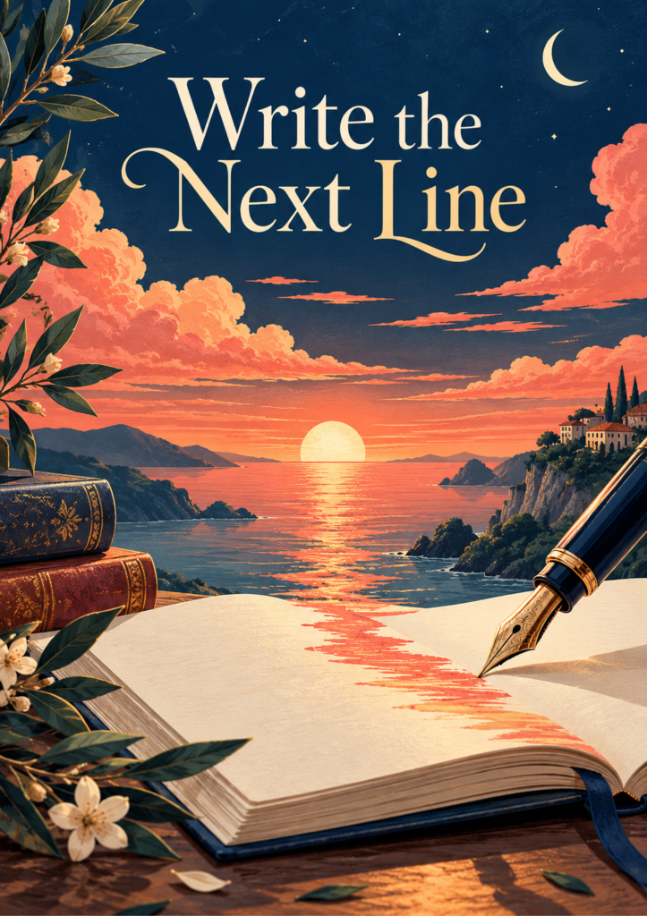 Write the Next Line Poster