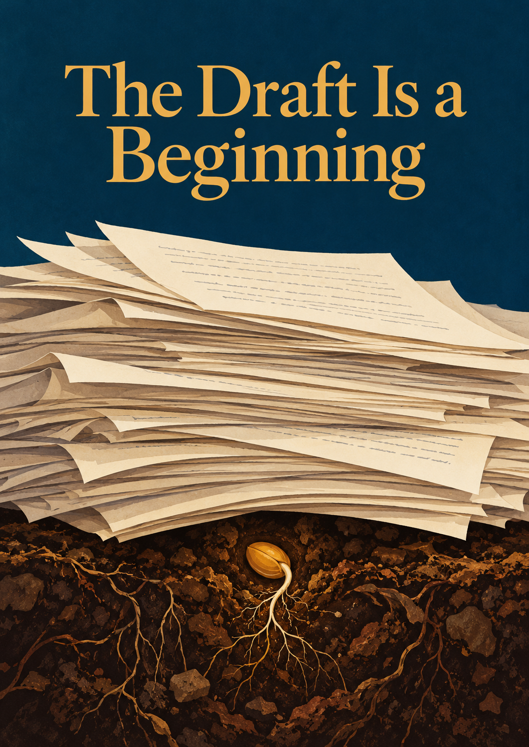 The Draft Is a Beginning Poster
