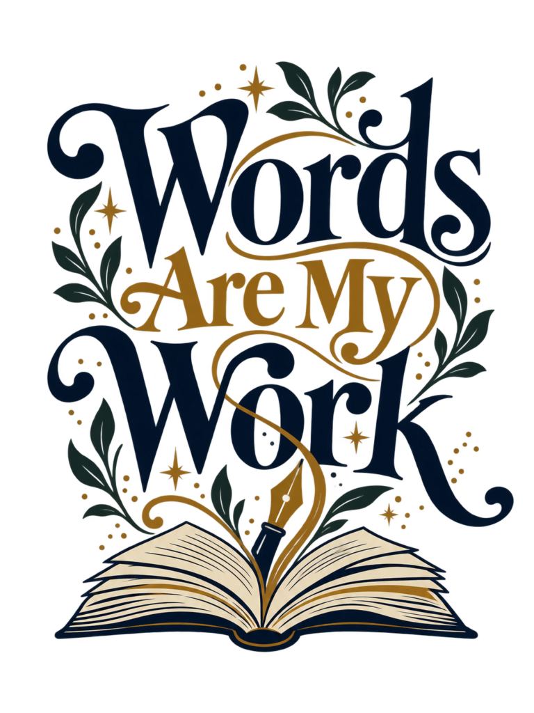Words Are My Work T-Shirt