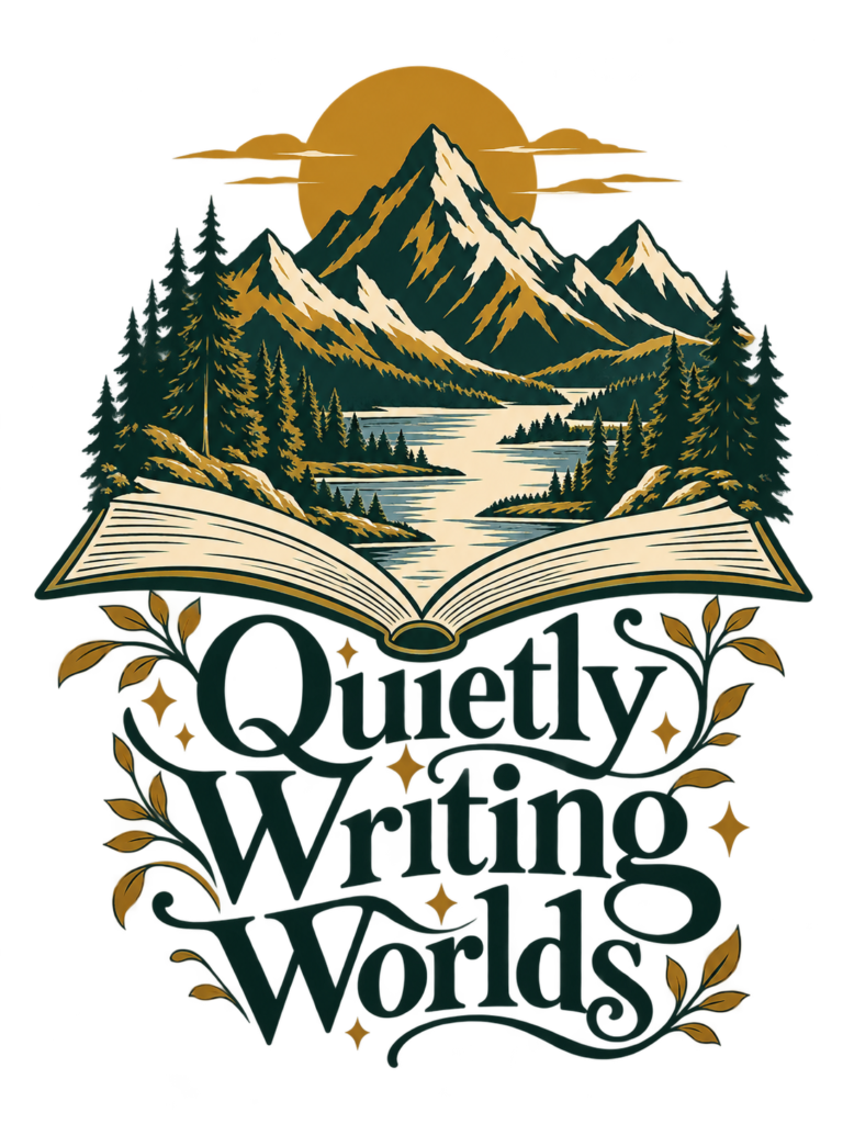 Quietly Writing Worlds T-Shirt