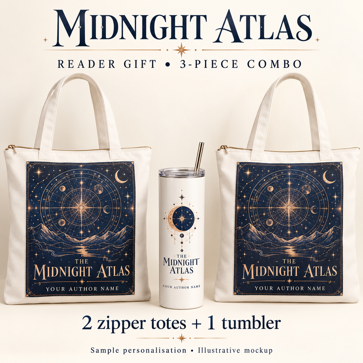 Midnight Atlas Reader Gift Combo 07 — 3 Pieces