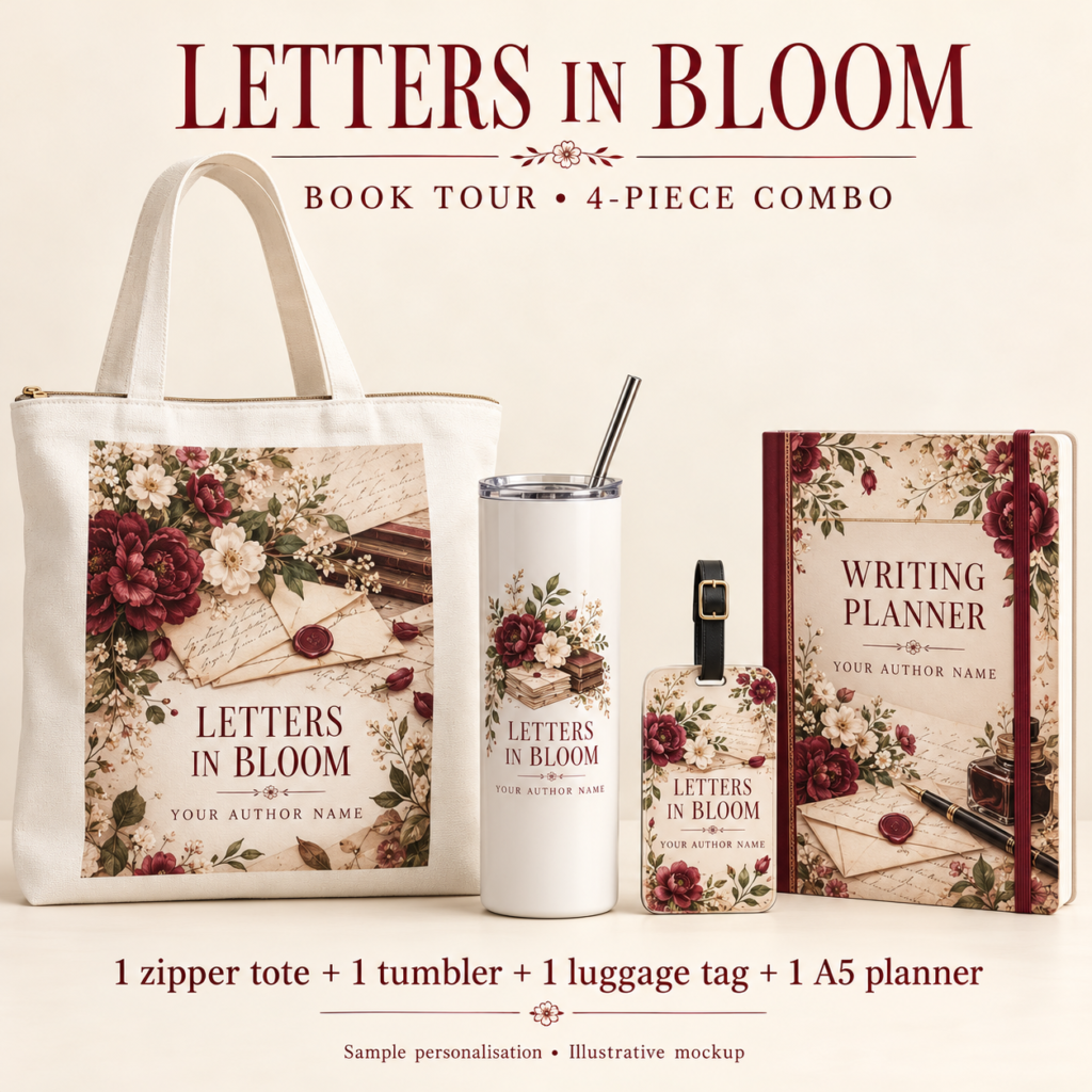 Letters in Bloom Book Tour Combo 04 — 4 Pieces
