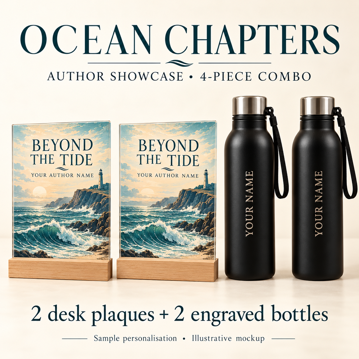 Ocean Chapters Author Showcase Combo 01 — 4 Pieces