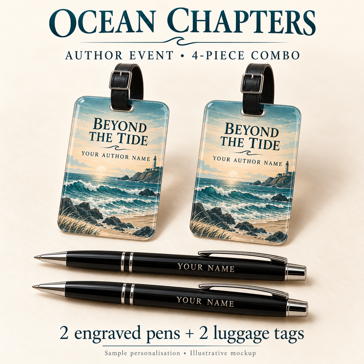 Ocean Chapters Author Event Combo 03 — 4 Pieces