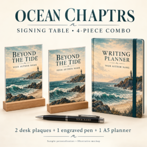 Ocean Chapters Signing Table Combo 05 — 4 Pieces