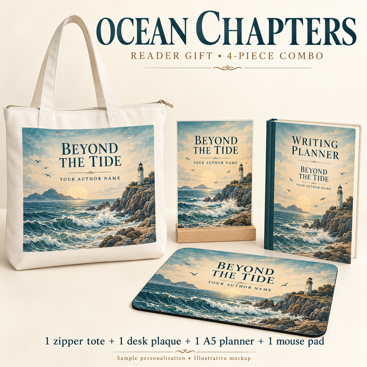 Ocean Chapters Reader Gift Combo 06 — 4 Pieces