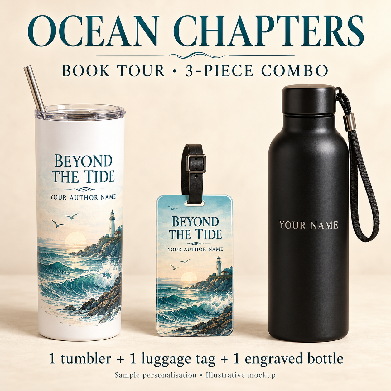 Ocean Chapters Book Tour Combo 10 — 3 Pieces