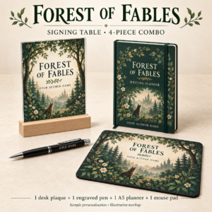 Forest of Fables Signing Table Combo 06 — 4 Pieces