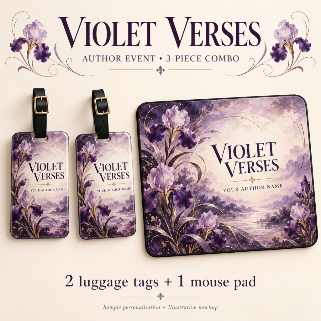 Violet Verses Author Event Combo 01 — 3 Pieces