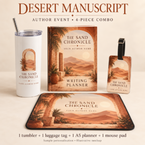 Desert Manuscript Author Event Combo 03 — 4 Pieces