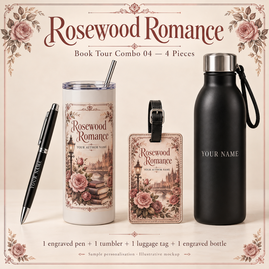 Rosewood Romance Book Tour Combo 04 — 4 Pieces