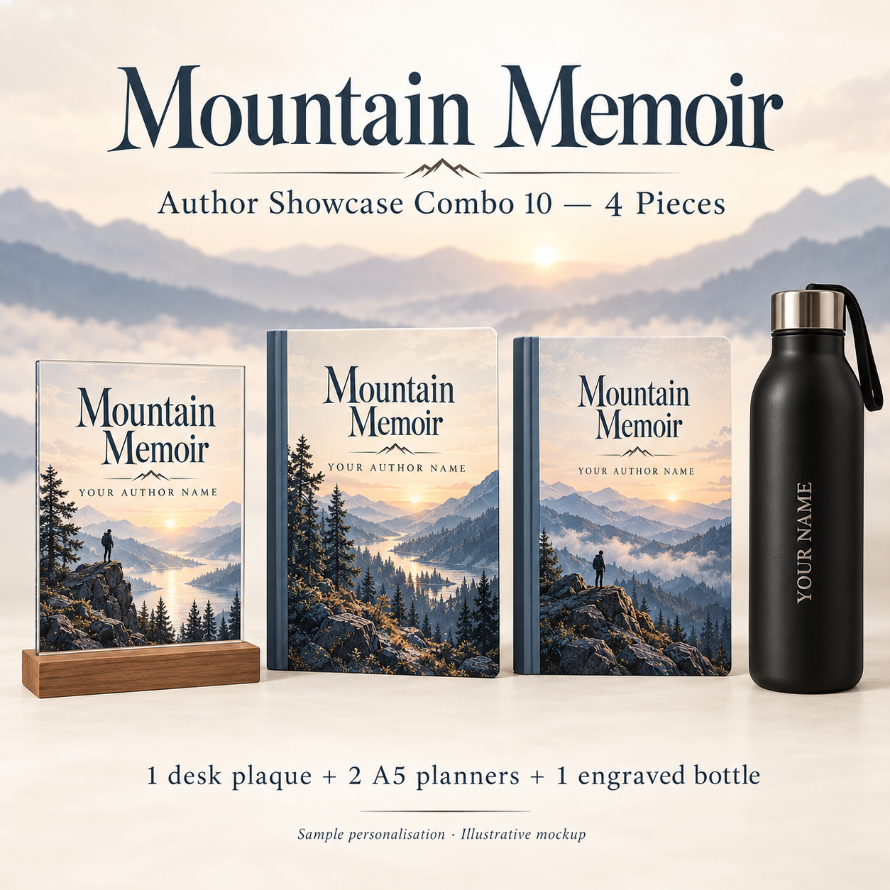 Mountain Memoir Author Showcase Combo 10 — 4 Pieces