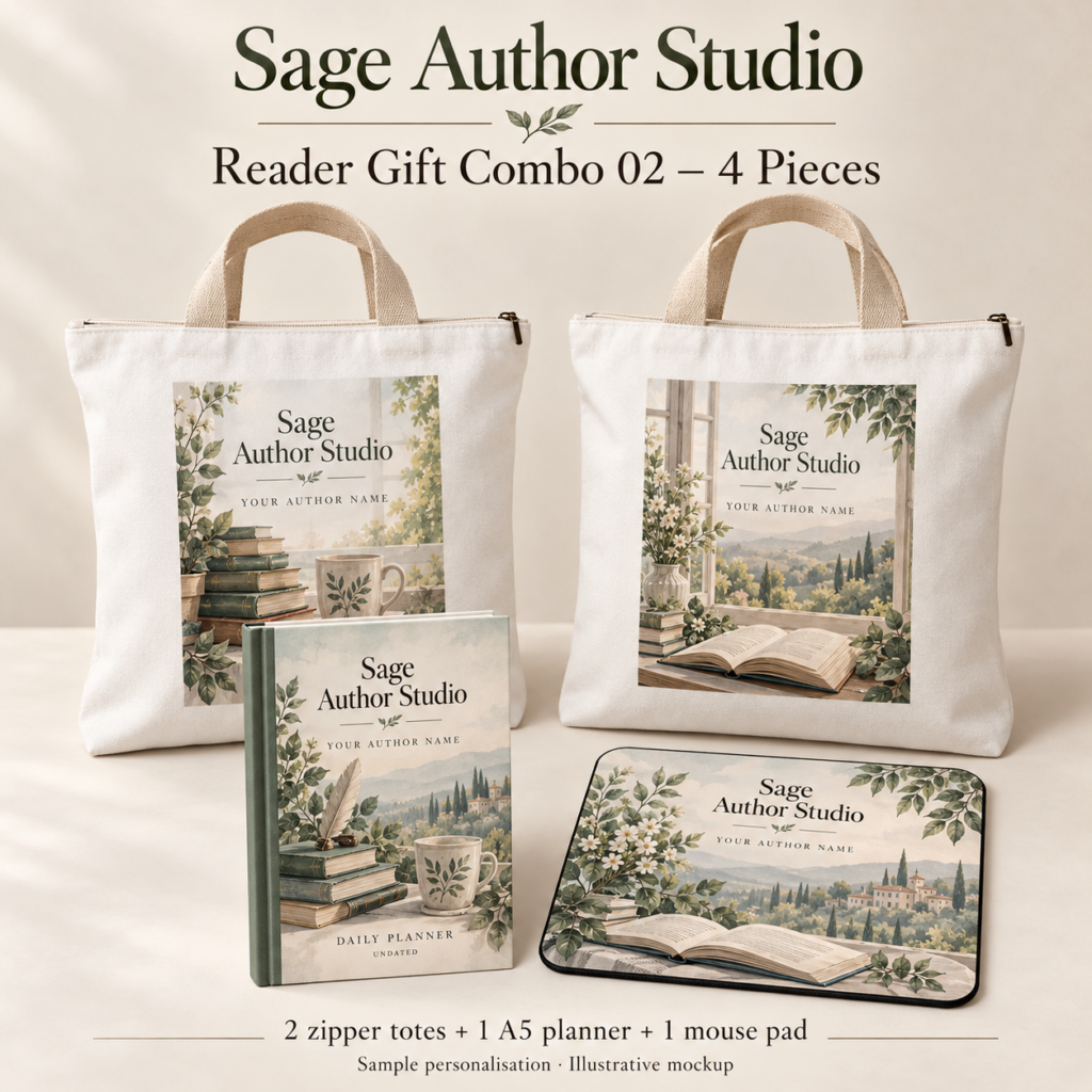 Sage Author Studio Reader Gift Combo 02 — 4 Pieces