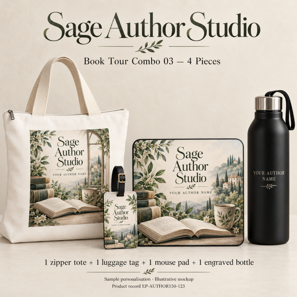 Sage Author Studio Book Tour Combo 03 — 4 Pieces