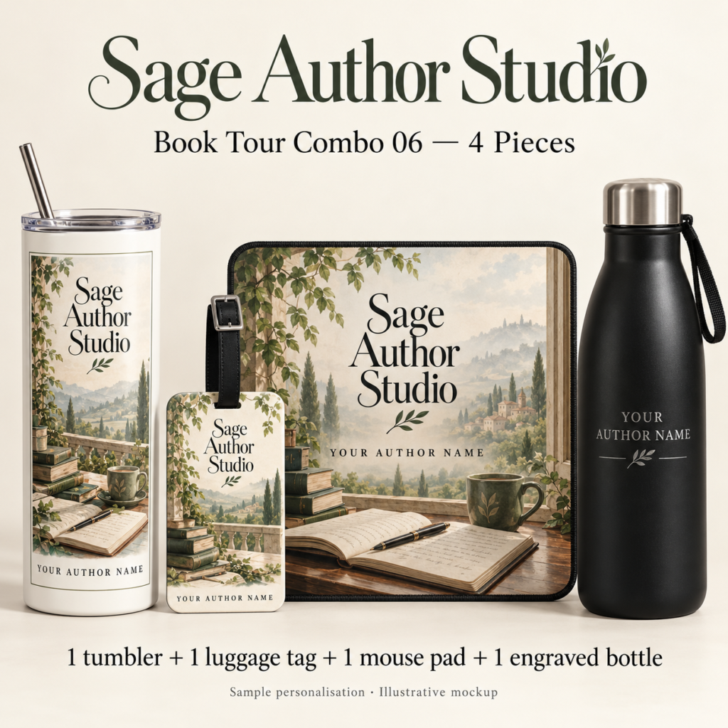 Sage Author Studio Book Tour Combo 06 — 4 Pieces