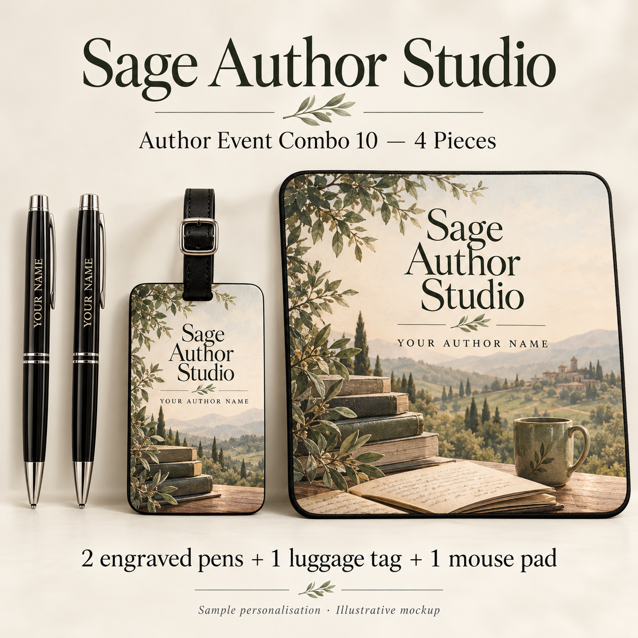 Sage Author Studio Author Event Combo 10 — 4 Pieces