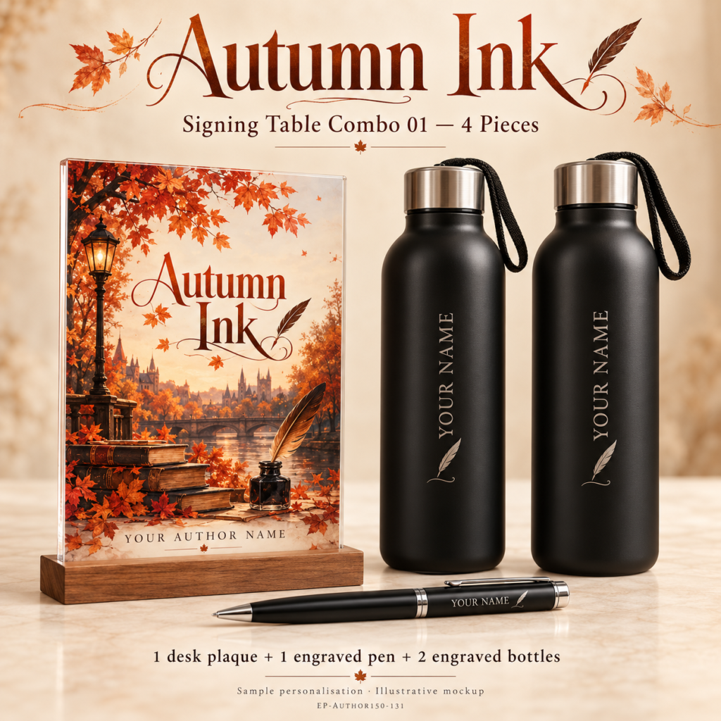 Autumn Ink Signing Table Combo 01 — 4 Pieces