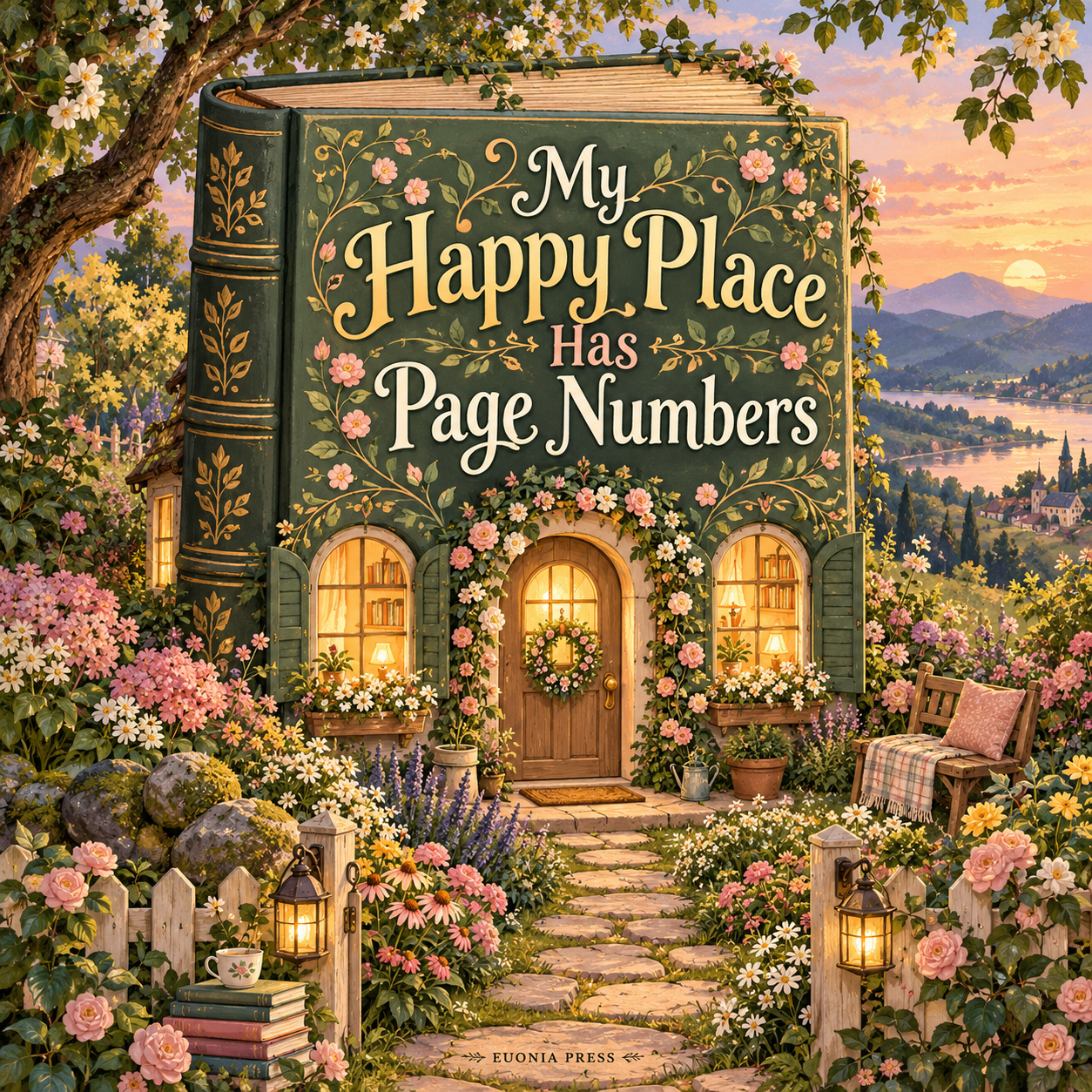 My Happy Place Has Page Numbers — Bookmark & Notebook Combo - Image 3