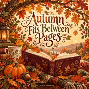 Autumn Fits Between Pages A5 Ruled Notebook