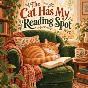 The Cat Has My Reading Spot 120-Piece Jigsaw Puzzle