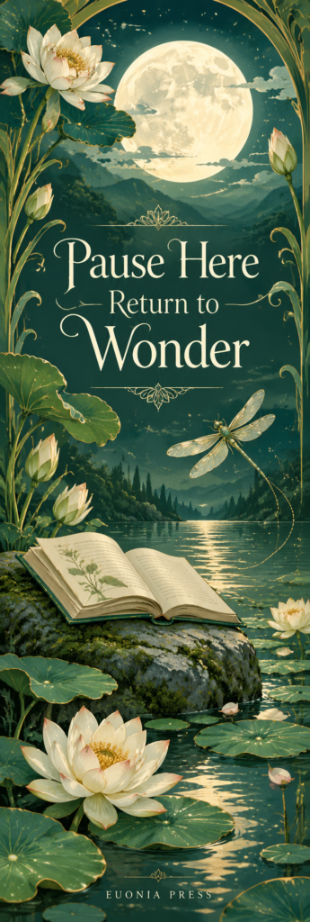 Pause Here Return to Wonder Acrylic Bookmark
