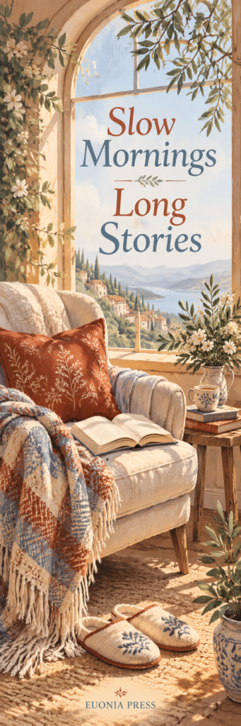 Slow Mornings Long Stories Acrylic Bookmark