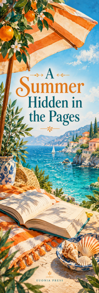 A Summer Hidden in the Pages — Bookmark & Puzzle Combo