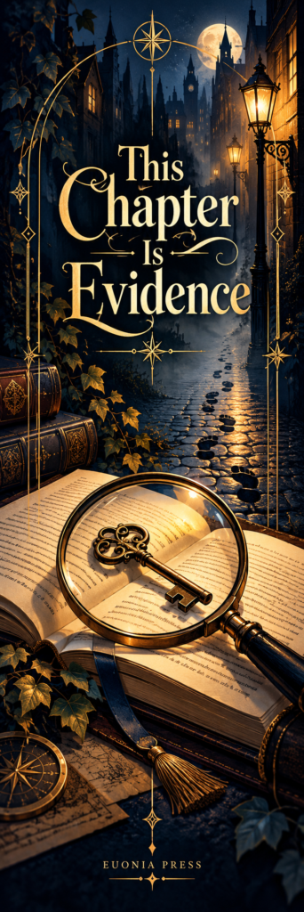 This Chapter Is Evidence Acrylic Bookmark
