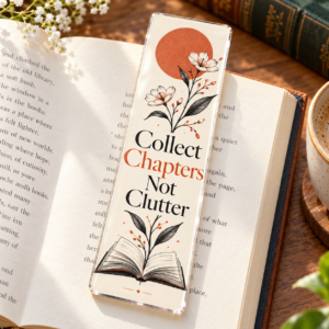 Collect Chapters Not Clutter — Bookmark & Mug Combo