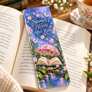 Stories Bloom After Rain Acrylic Bookmark