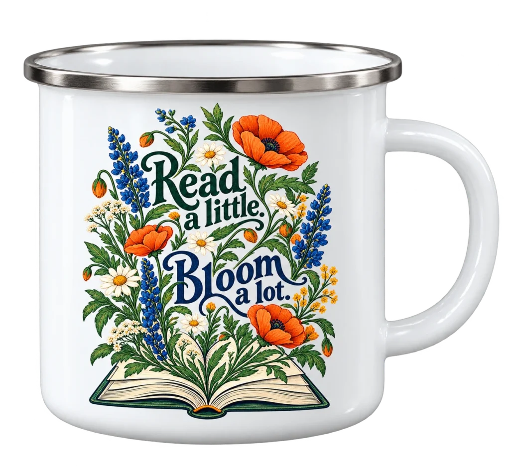 Bloom a Lot Enamel Mug