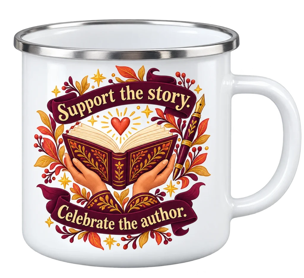 Celebrate Authors Enamel Mug