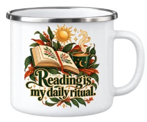 Daily Reading Enamel Mug