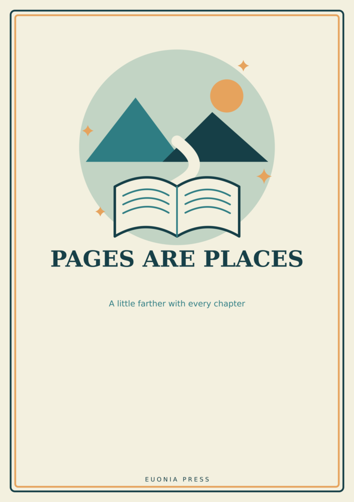 Pages Are Places Ruled Notebook