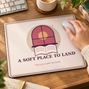 The Soft Landing Library Mouse Pad
