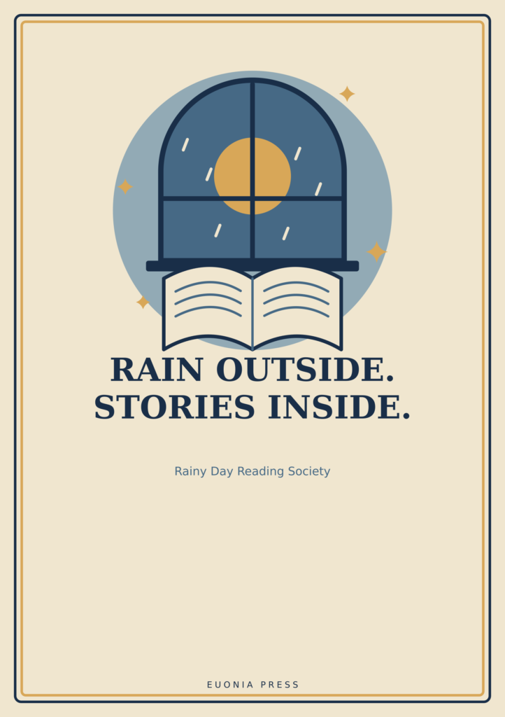 Rainy Day Reading Society Ruled Notebook
