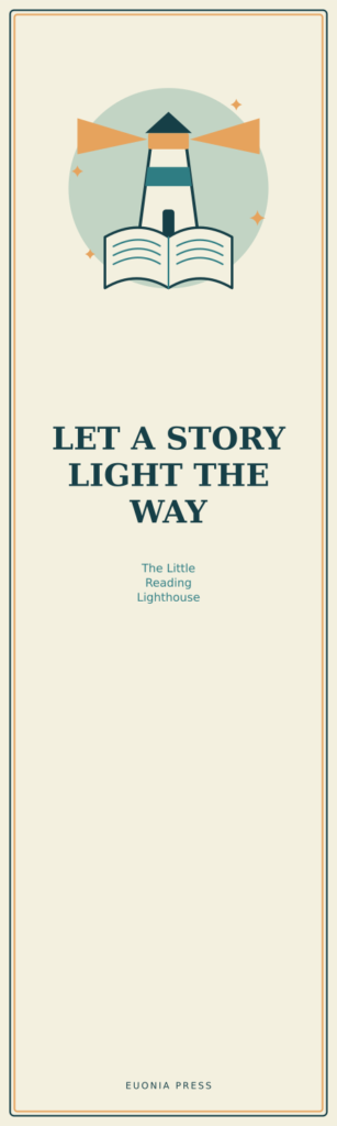 The Little Reading Lighthouse Acrylic Bookmark